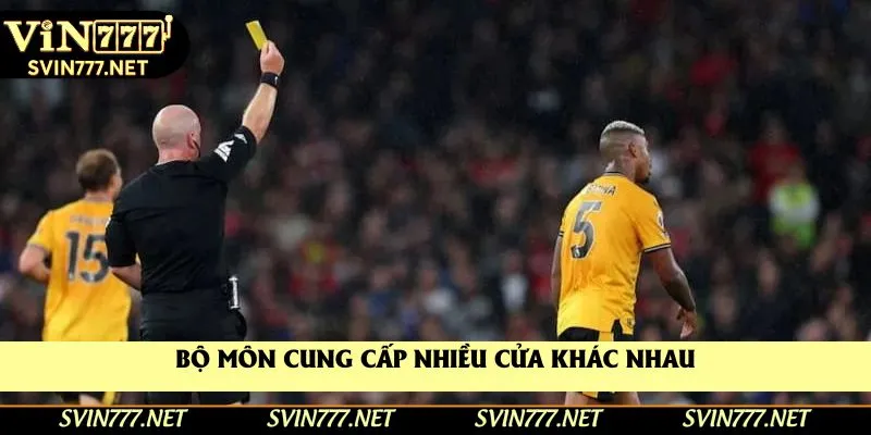 Bộ môn cung cấp nhiều cửa khác nhau Bộ môn cung cấp nhiều cửa khác nhau