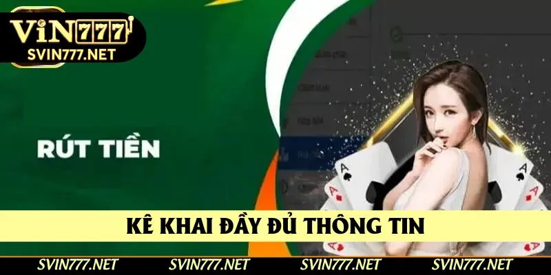 Điền đầy đủ thông tin kê khai với ngân hàng và chờ xác nhận giao dịch