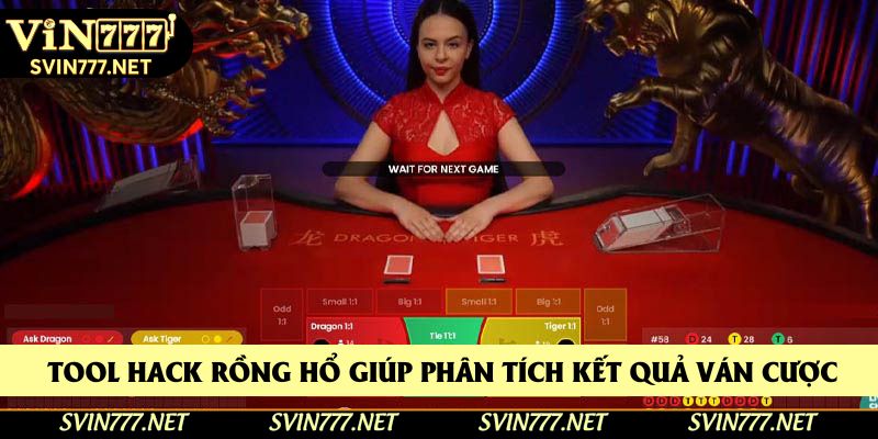 Tool hack rồng hổ giúp phân tích kết quả ván cược